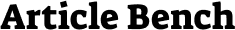 article bench logo